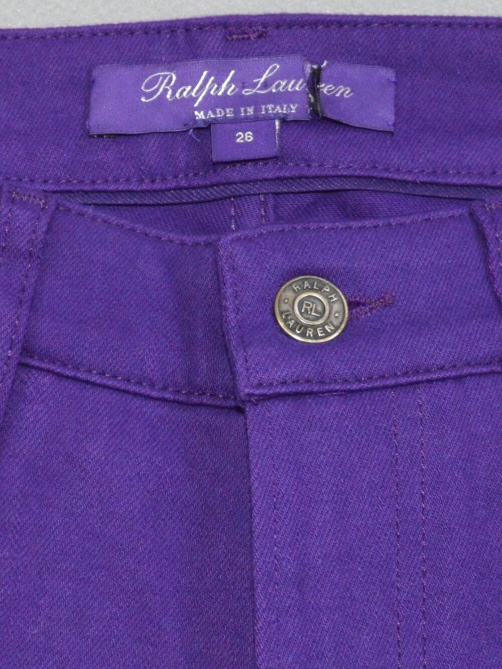 Ralph Lauren Made in Italy Purple Skinny Jeans Size 26 - Picture 8 of 16